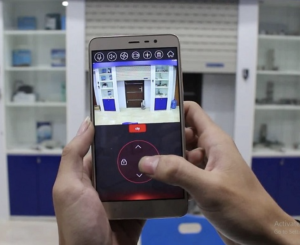 Điều khiển cửa cuốn bằng điện thoại