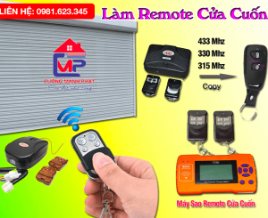 LÀM MỚI - THAY PIN REMOTE CỬA CUỐN